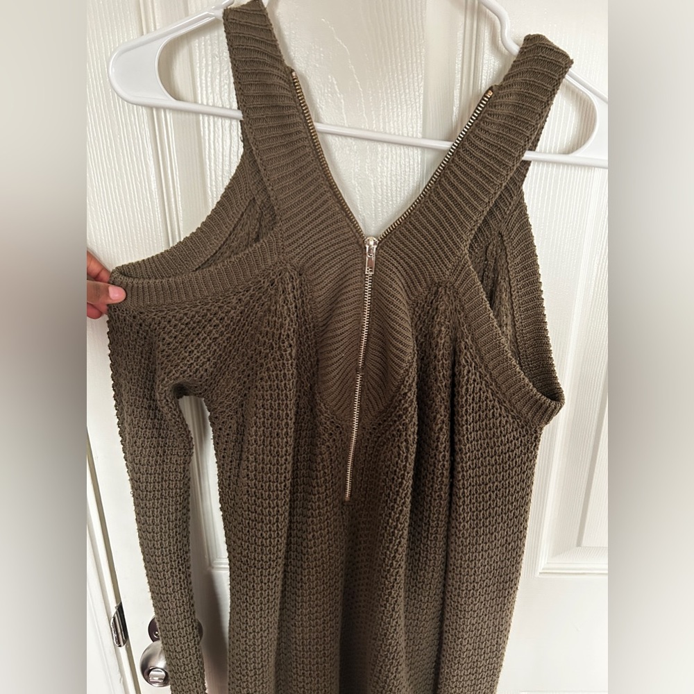 Olive green sweater